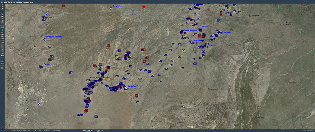 Afghanistan FOB & Battle Location Template